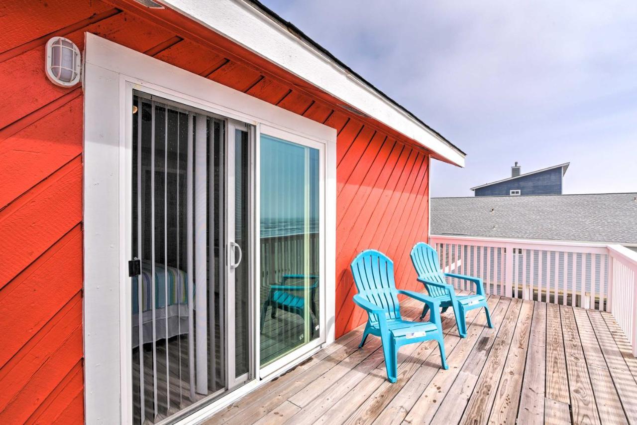 Beachfront Galveston Oasis Balconies, Ocean View! Exteriör bild